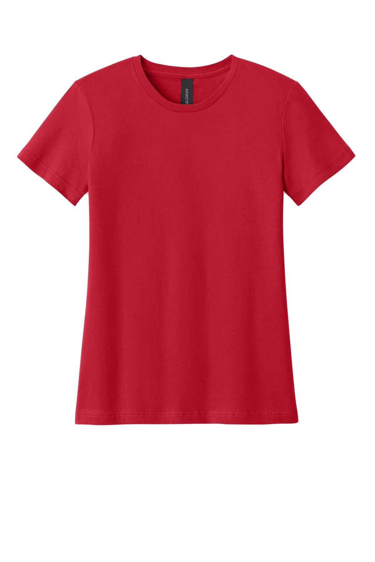 LHS Red Round Neck Short Sleeve Red Rhythm Logo in Black