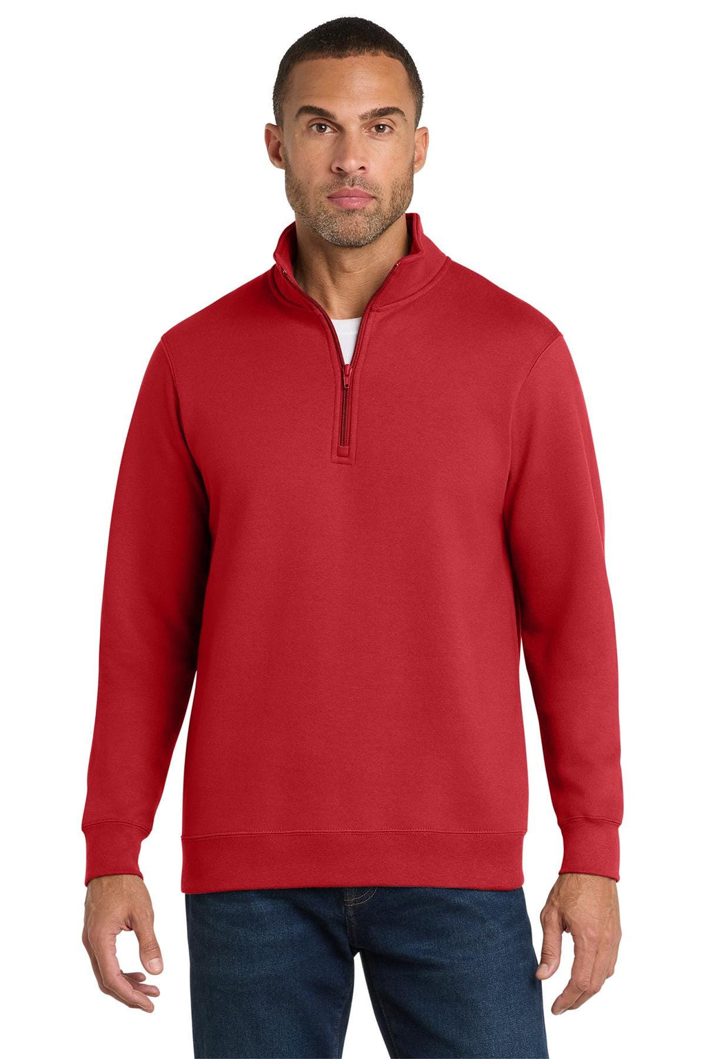 LHS Men's Quarter Zip with RR Logo Only