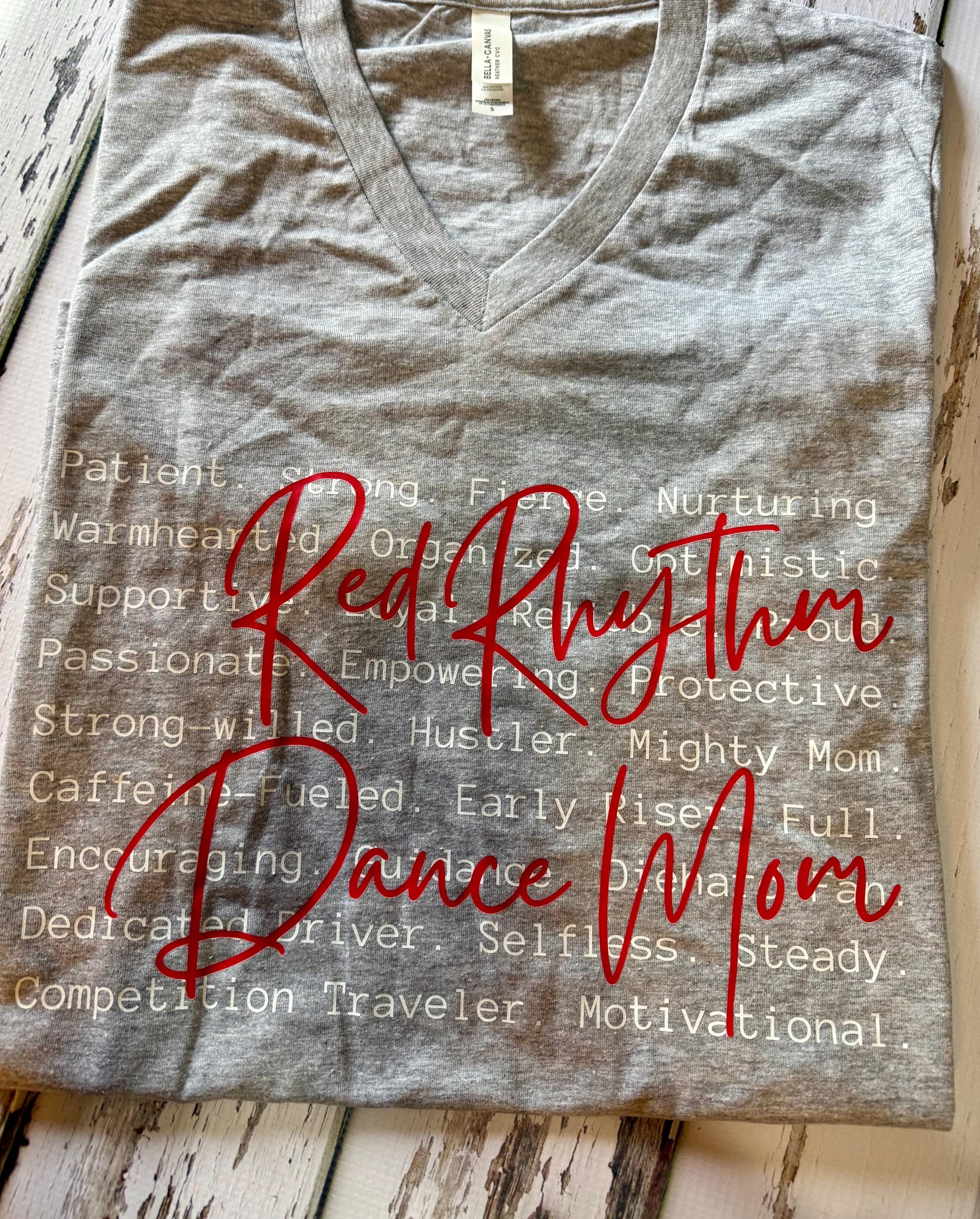 LHS Round Neck Dancer Mom Short Sleeve